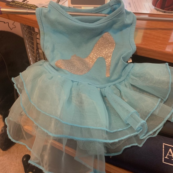 3 summertime TuTu dresses for small dog w/ RopeToy - Picture 7 of 9